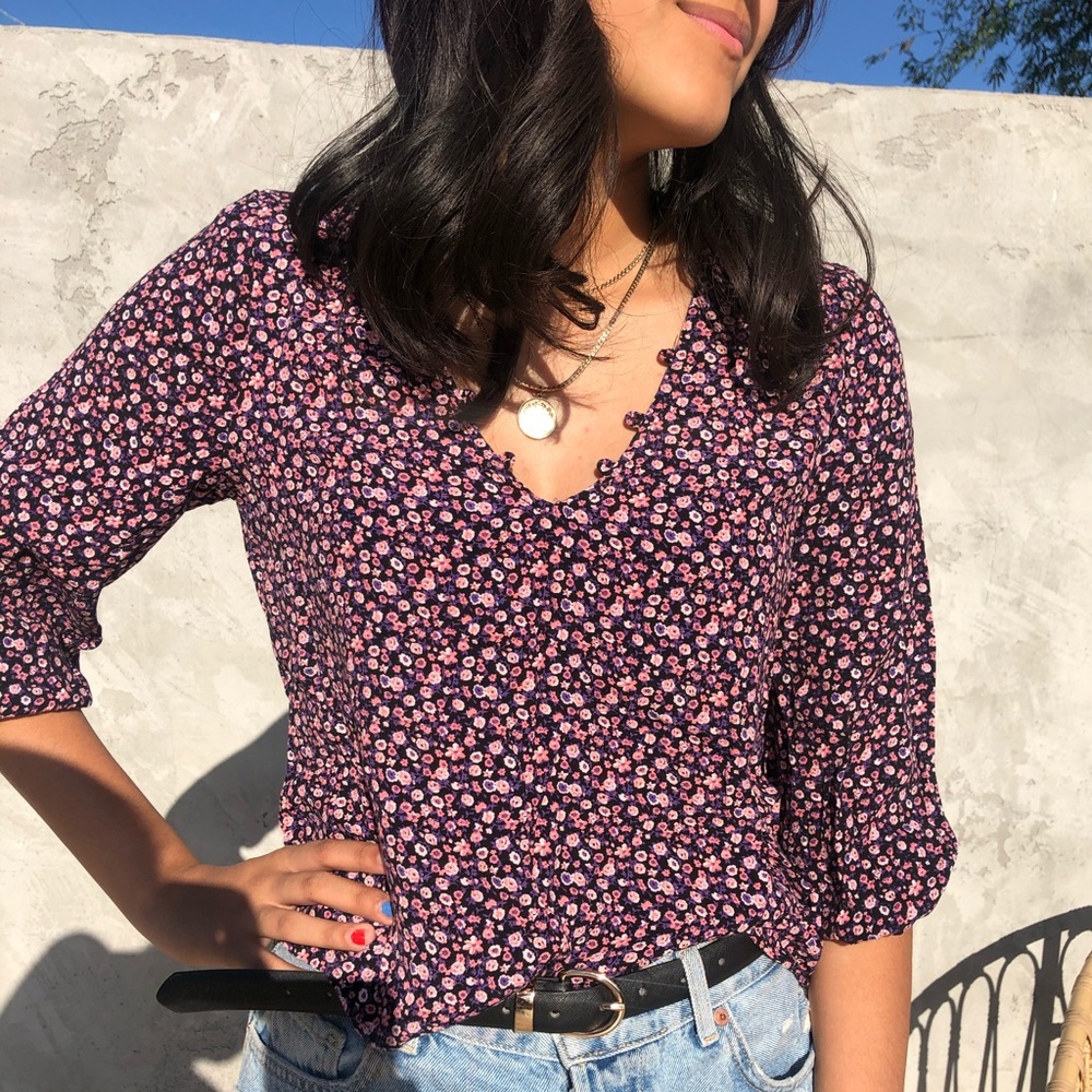 Forever 21 Floral Top